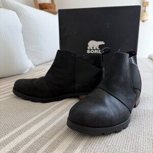 Sorel Emelie Chelsea Boots with Lug Sole - Waterproof